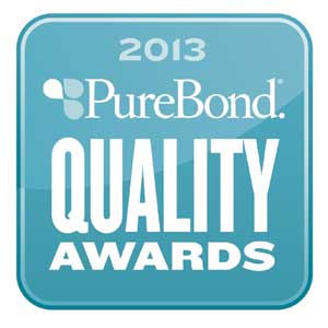 2013 purebond quality award