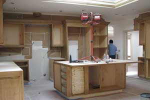 finishing cabinets